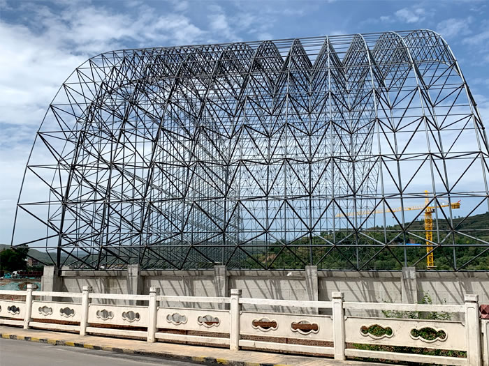 临海山寨矿储煤棚网架