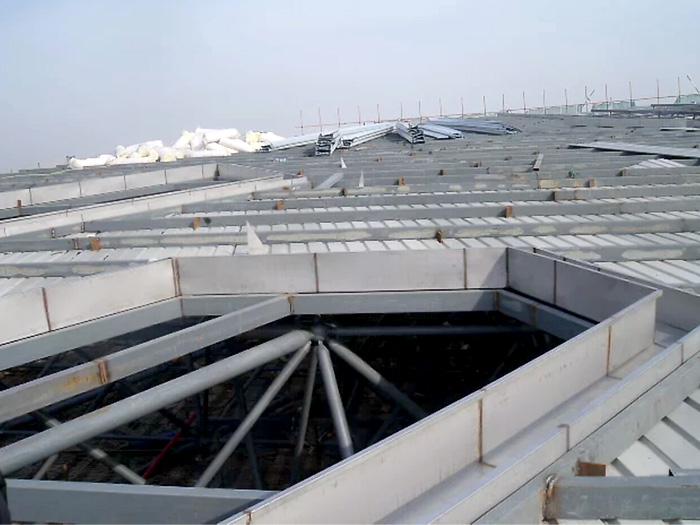 临海安吉县体育馆网架