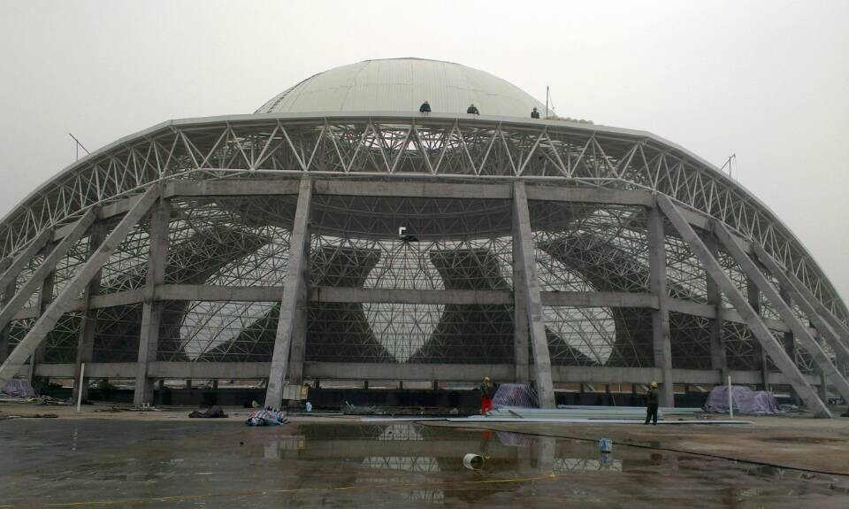 临海温泉馆网架工程